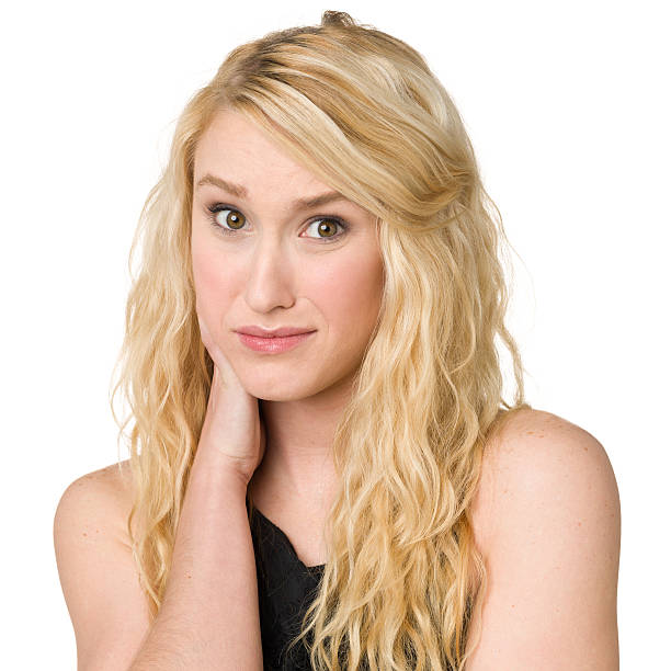 istock Uncertain Nervous Young Woman Looking At Camera 172471596
