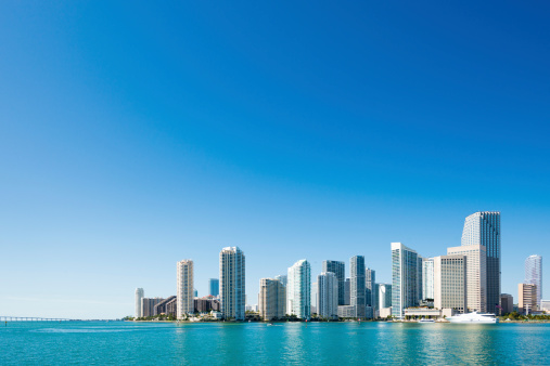 Miami Skyline, Florida. US.