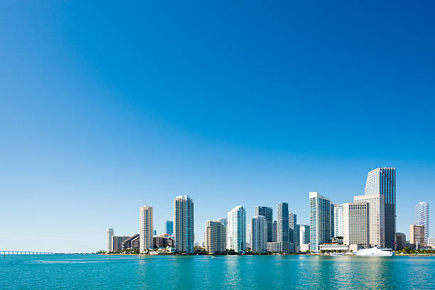 Miami Skyline stock photo