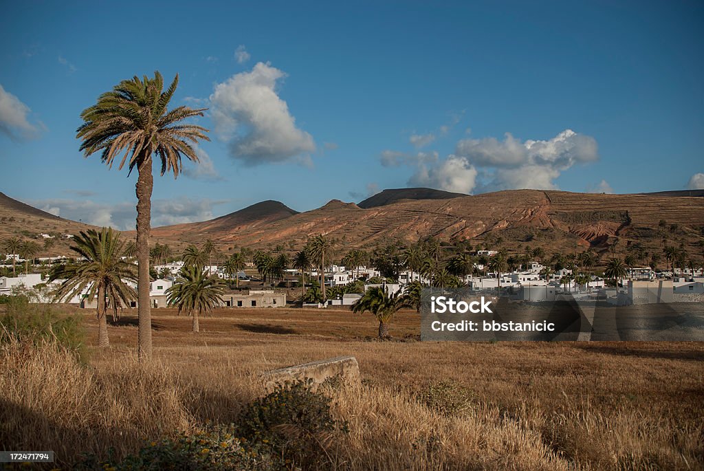 Lanzarote típica aldeia. - Royalty-free Ao Ar Livre Foto de stock