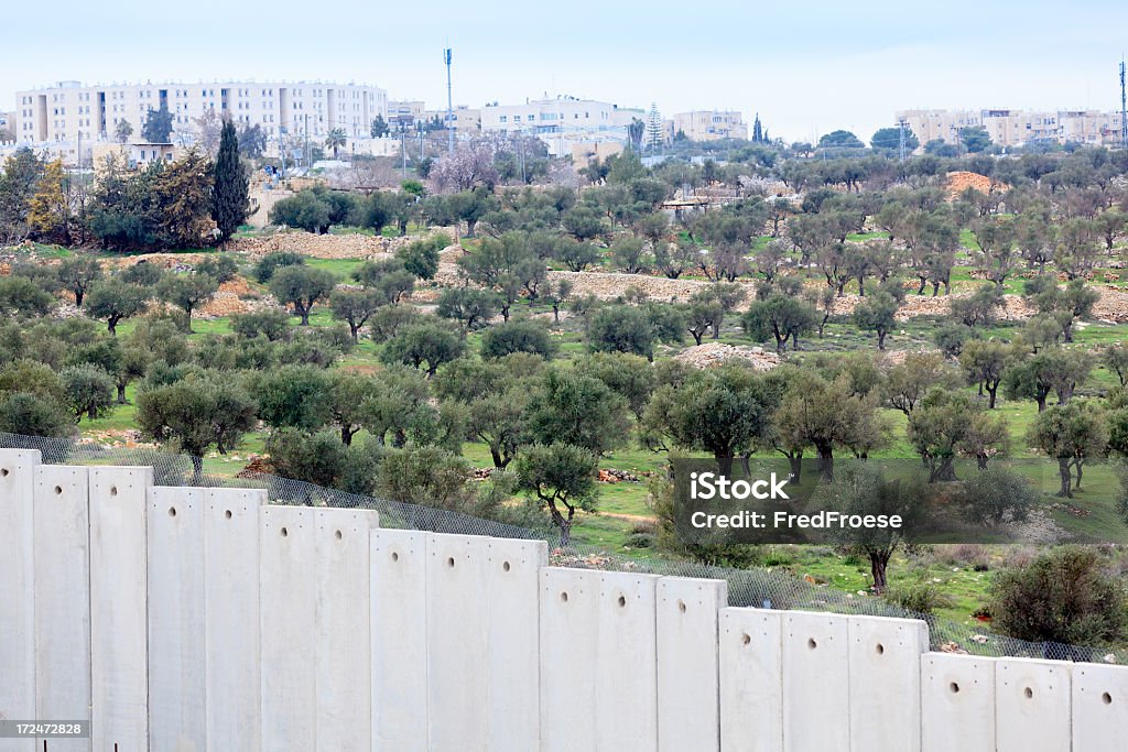 Israel West Bank barreira - Foto de stock de Cultura Palestina royalty-free