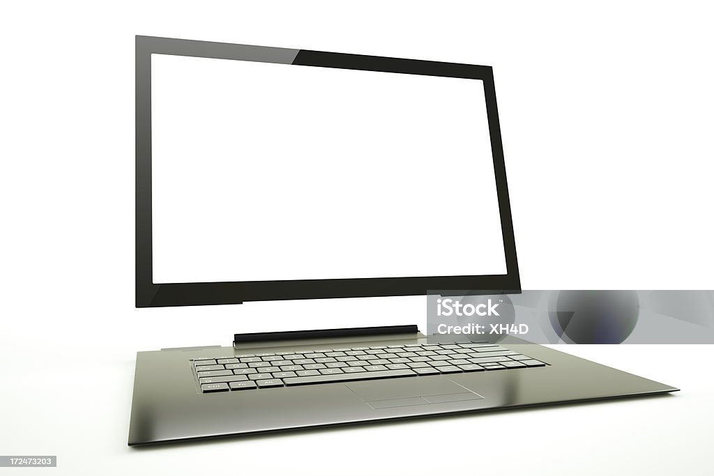 tablet Digital para laptop - Foto de stock de Branco royalty-free