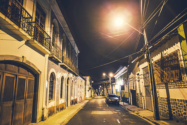 istock Brazilian town by night. 172473400