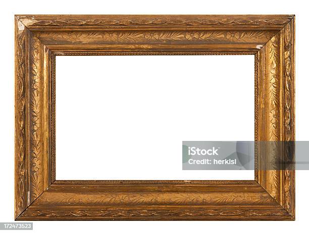 Moldura De Quadro - Fotografias de stock e mais imagens de Antiguidade - Antiguidade, Castanho, Design