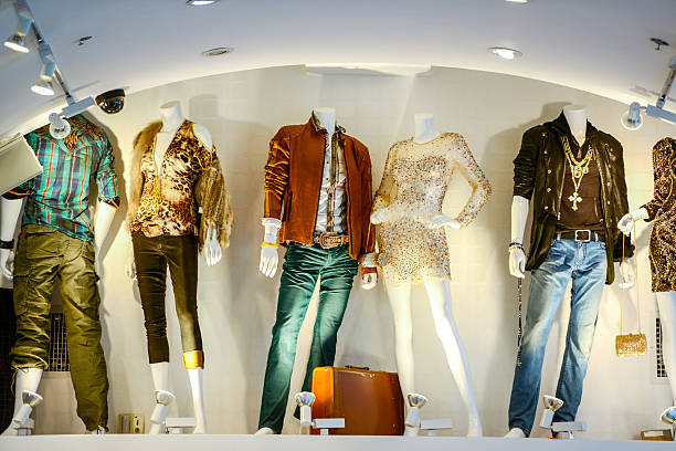 Mannequin at fashion store
