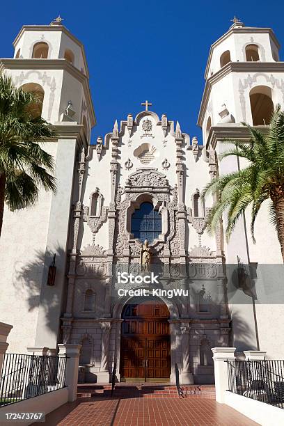 Kathedrale Von Saint Augustine Tucson Stockfoto und mehr Bilder von Architektonisches Detail - Architektonisches Detail, Architektur, Arizona