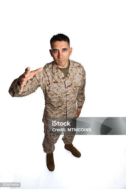 Desert Cammie Marine Stock Photo - Download Image Now - 30-39 Years, Adult, Adults Only