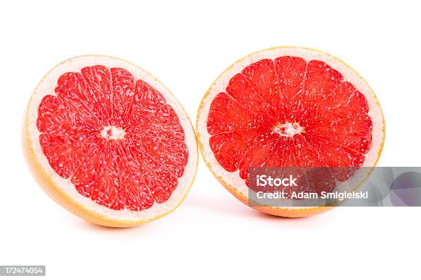 Grapefruits — стоковые фотографии и другие картинки Апельсин - Апельсин, Белый фон, Вегетарианское питание