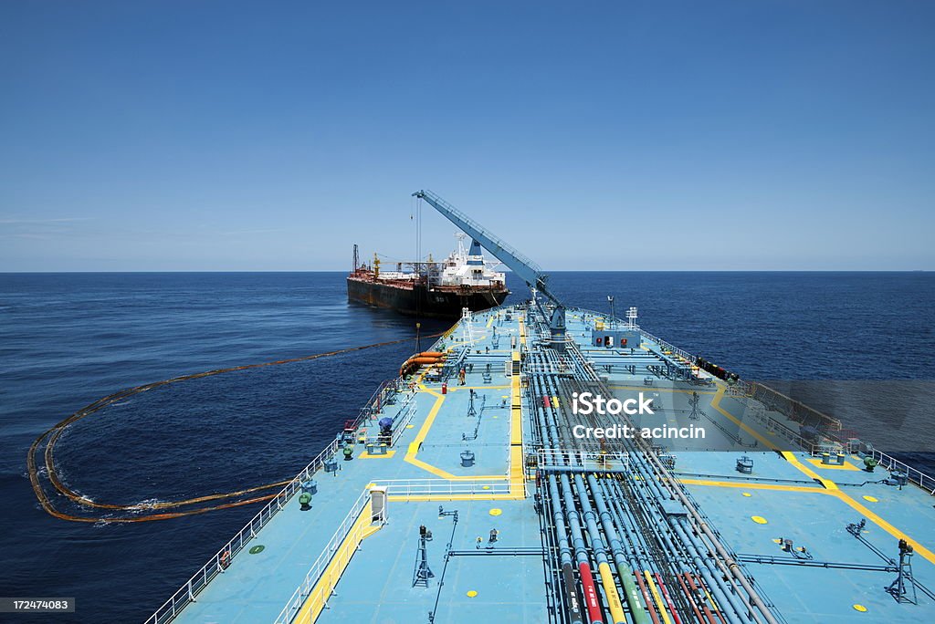 FPSO operação - Royalty-free Navio-Tanque Foto de stock