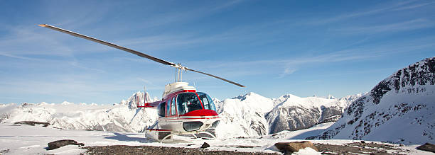 istock Helicopter on a Mountain in Winter 172474652