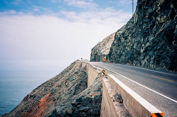 Road along the Pacific Coast
