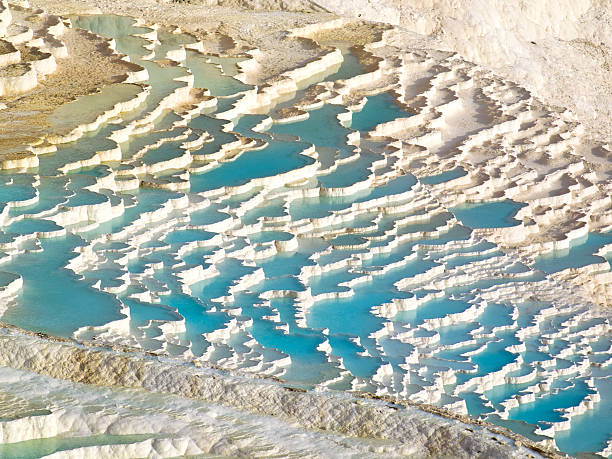 プールの水 - pamukkale swimming pool photographing beauty in nature ストックフォトと画像