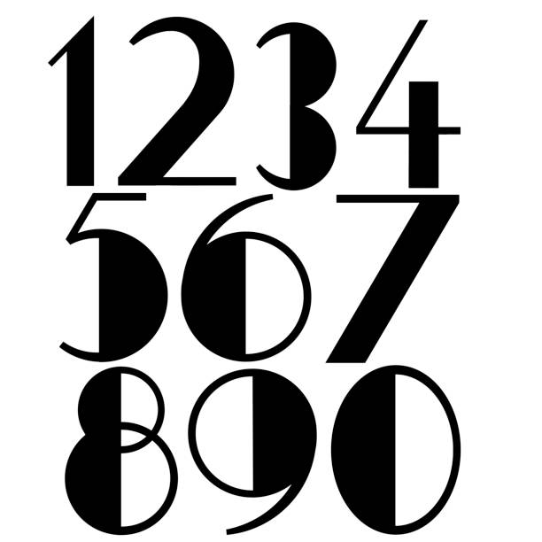 2,500+ Art Deco Numbers Stock Photos, Pictures & Royalty-Free