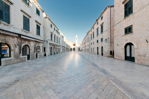 Stradun street en Dubrovnik photo