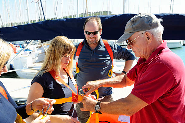 istock Senior Sailing Instructor Giving Safety Briefing 172475952