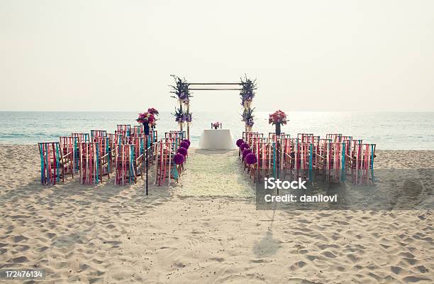 웨딩 결혼 해변 결혼식에 대한 스톡 사진 및 기타 이미지 - 결혼식, 태국, 해변