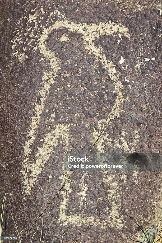 Ptak Pictograph-ośrodek rekreacyjny Three Rivers Petroglyph - Zbiór zdjęć royalty-free (Bez ludzi)