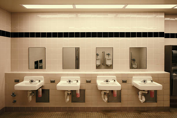 Public Restroom stock photo
