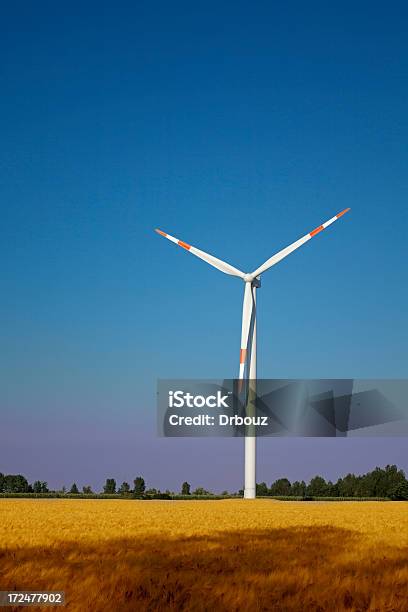 Wind Turbine Stock Photo - Download Image Now - Agricultural Field, Cable, Cereal Plant