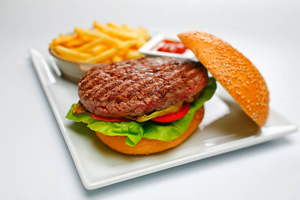 istock open burger and french fries 172478034