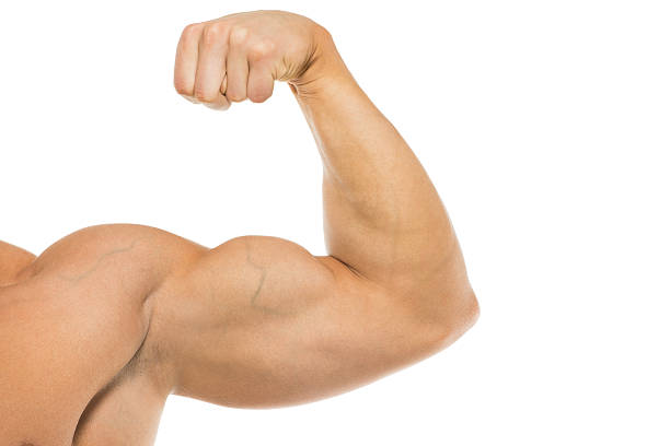 istock Closeup of a man flexing biceps 172478108
