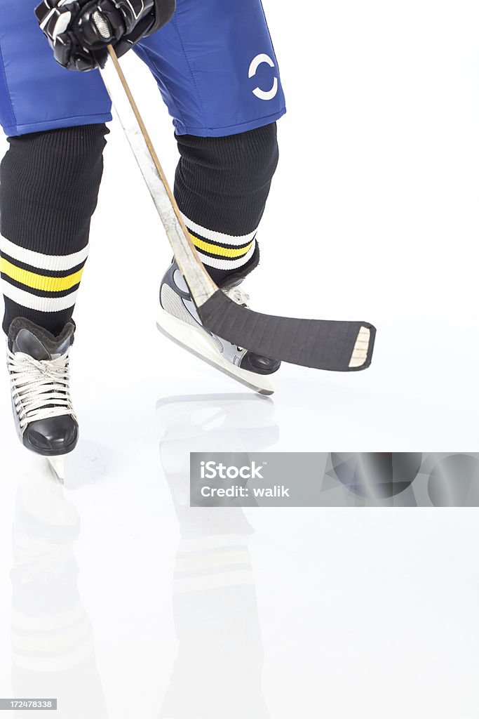 Giocatore di hockey - Foto stock royalty-free di Hockey su ghiaccio