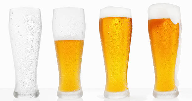 пиво - beer glass стоковые фото и изображения