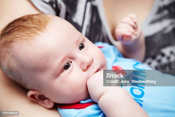 Mother And Son Stock Photo - Download Image Now - 0-11 Months, 2-5 Months, Adult