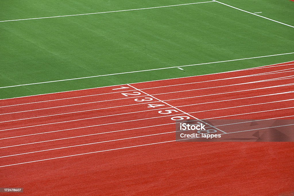 racetrack in stadium - Lizenzfrei Laufbahn Stock-Foto