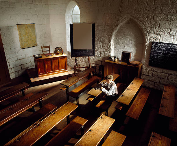 An old class room in Japan.