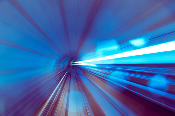 istock Blue Futuristic Underground Tunnel 172478714
