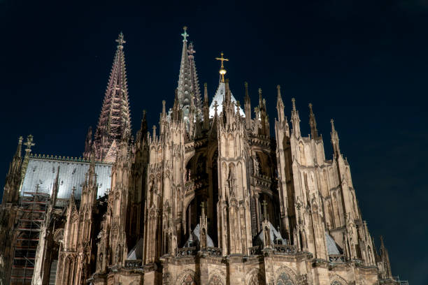 istock Exterior of Cologne Cathedral at night 1724788230