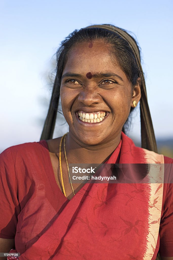 Retrato de la Tierra Tamil selector de té. Sri Lanka - Foto de stock de Cultura de Sri Lanka libre de derechos