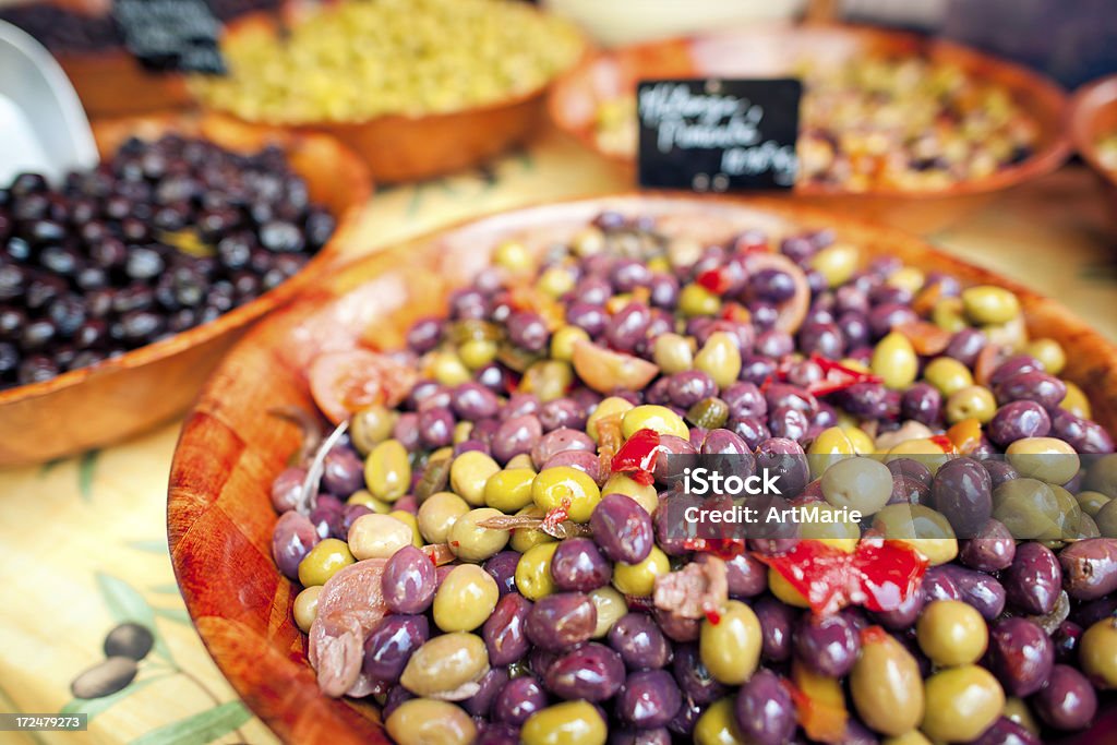 Aceitunas para la venta - Foto de stock de Aceituna libre de derechos