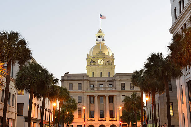 istock Savannah City Hall at Dawn 172479614