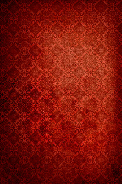 istock Red Antique Wallpaper – Victorian Style 172479830