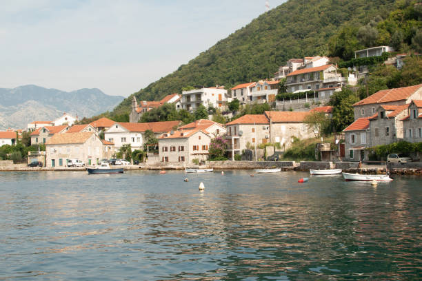istock A small village on the sea, landscape view. 1724801467
