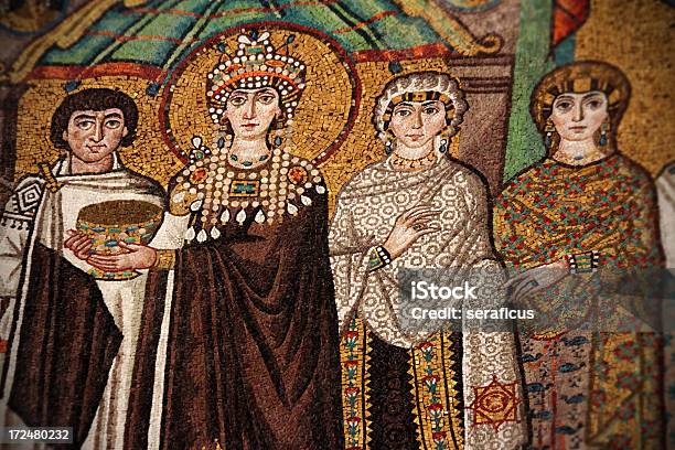 Emperatriz Teodora Foto de stock y más banco de imágenes de Bizantino - Bizantino, Rávena, Mosaico