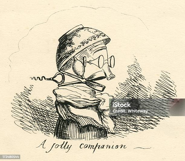 Humor Um Jolly Companheiro Cruikshank Século Xix Mulher - Arte vetorial de stock e mais imagens de Estilo do século 19