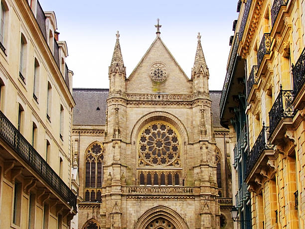 church A   church - france - Rennes Cathedral rennes france stock pictures, royalty-free photos & images