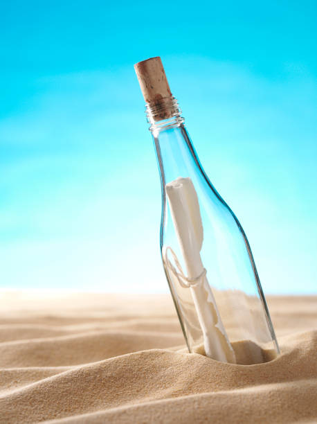 istock Message in a Bottle on the Beach 172481545