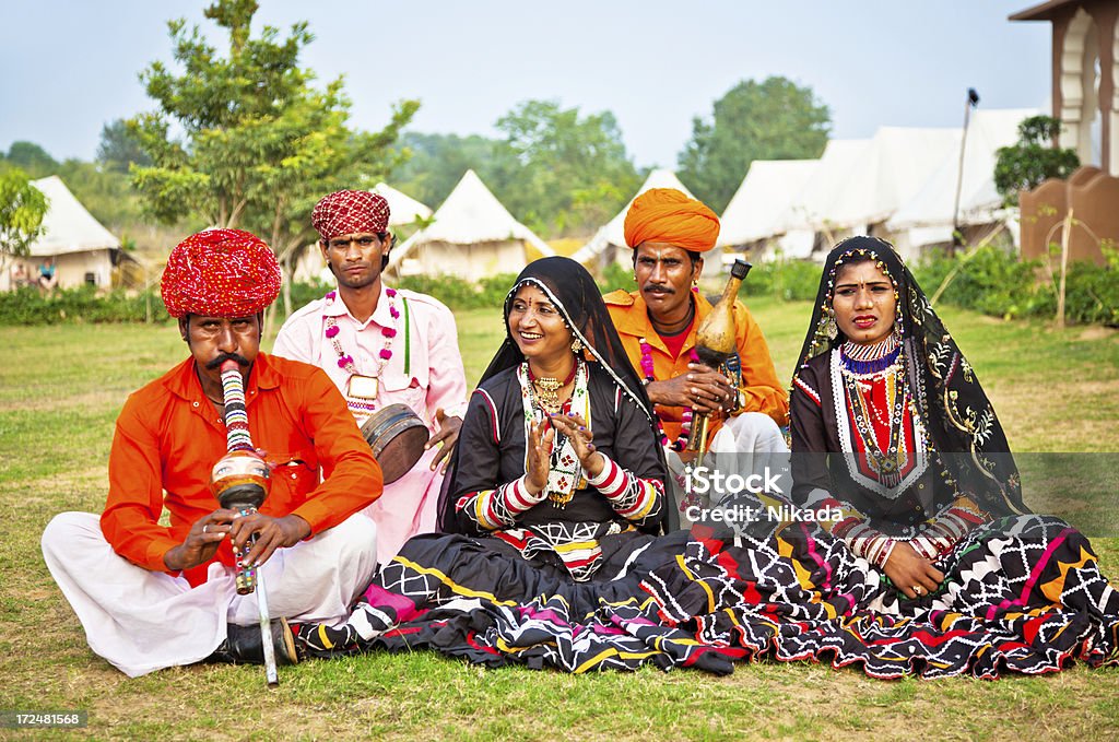 Música indiana Grupo de entretenimento - Royalty-free Índia Foto de stock