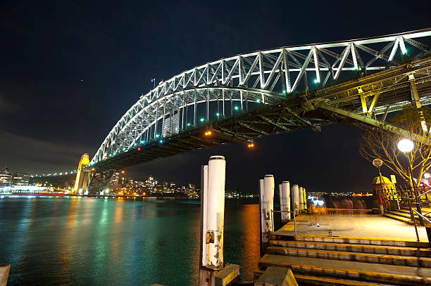 istock Sydney Harbour bridge at night 172481600