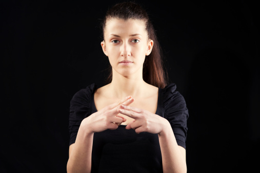 Name In Sign Language Name Hand Sign Stock Photo - Download Image Now - American Sign ...