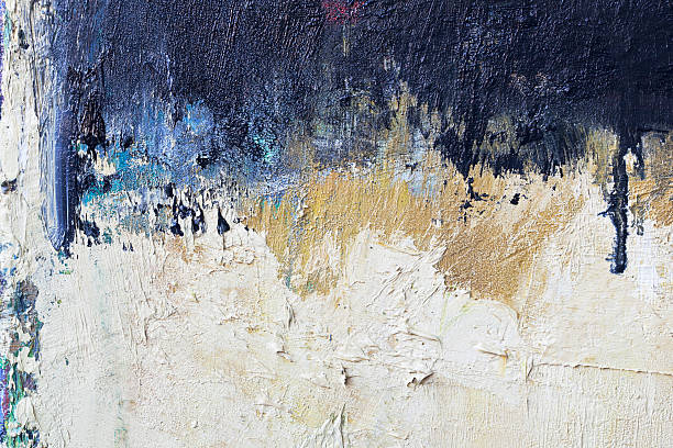 istock Abstract painted black and white art backgrounds. 172481813