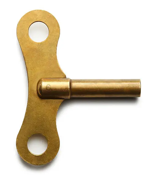 Photo of Brass Mechanical Toy Wind Up Key