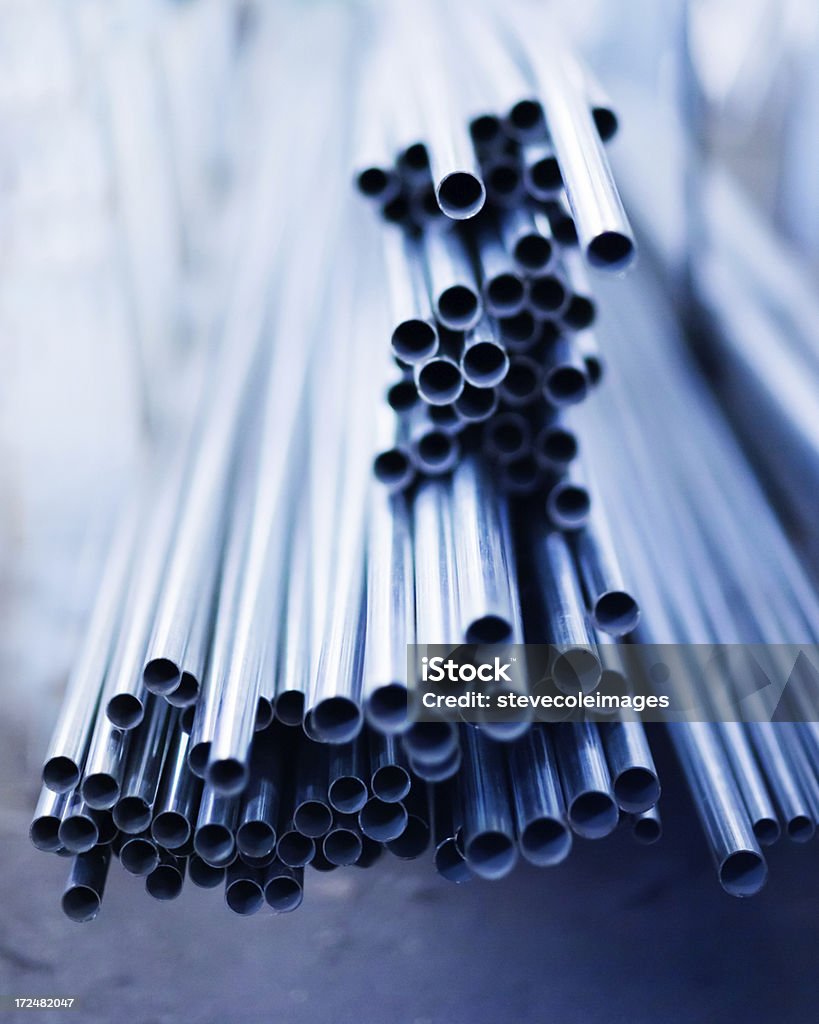 Tubos de Aluminio - Foto de stock de Acero libre de derechos
