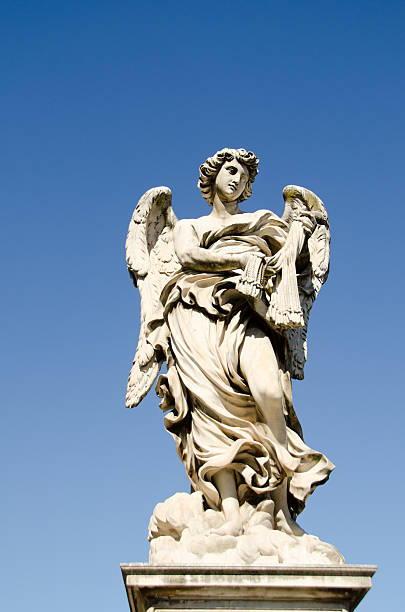 istock Sant Angelo bridge angels with cross. Rome, Italy 172482146