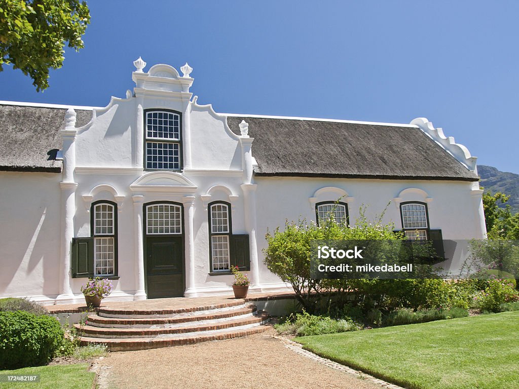 Estilo holandés Cape farm House - Foto de stock de Arquitectura libre de derechos