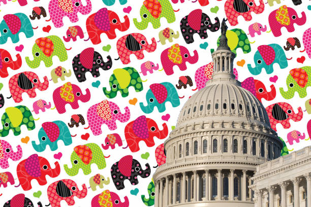 istock Republican Politics in Congress, Elephants 1724822913